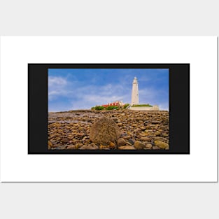 St Marys Lighthouse Whitley Bay Posters and Art